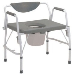 Drive Medical Bariatric Commode with Drop Arm